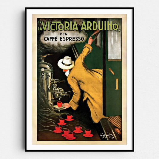 Victoria Arduino Vintage Cafe Poster