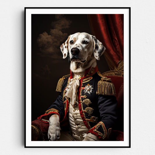 Dalmatian Dog Aristocrat Portrait