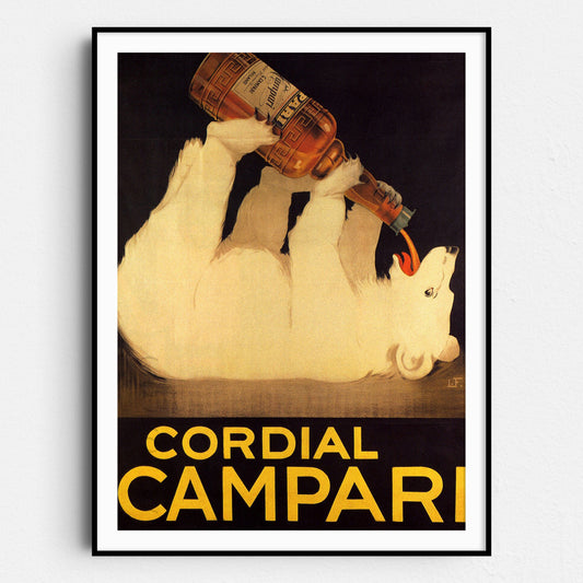 Cordial Campari Vintage Polar Bear