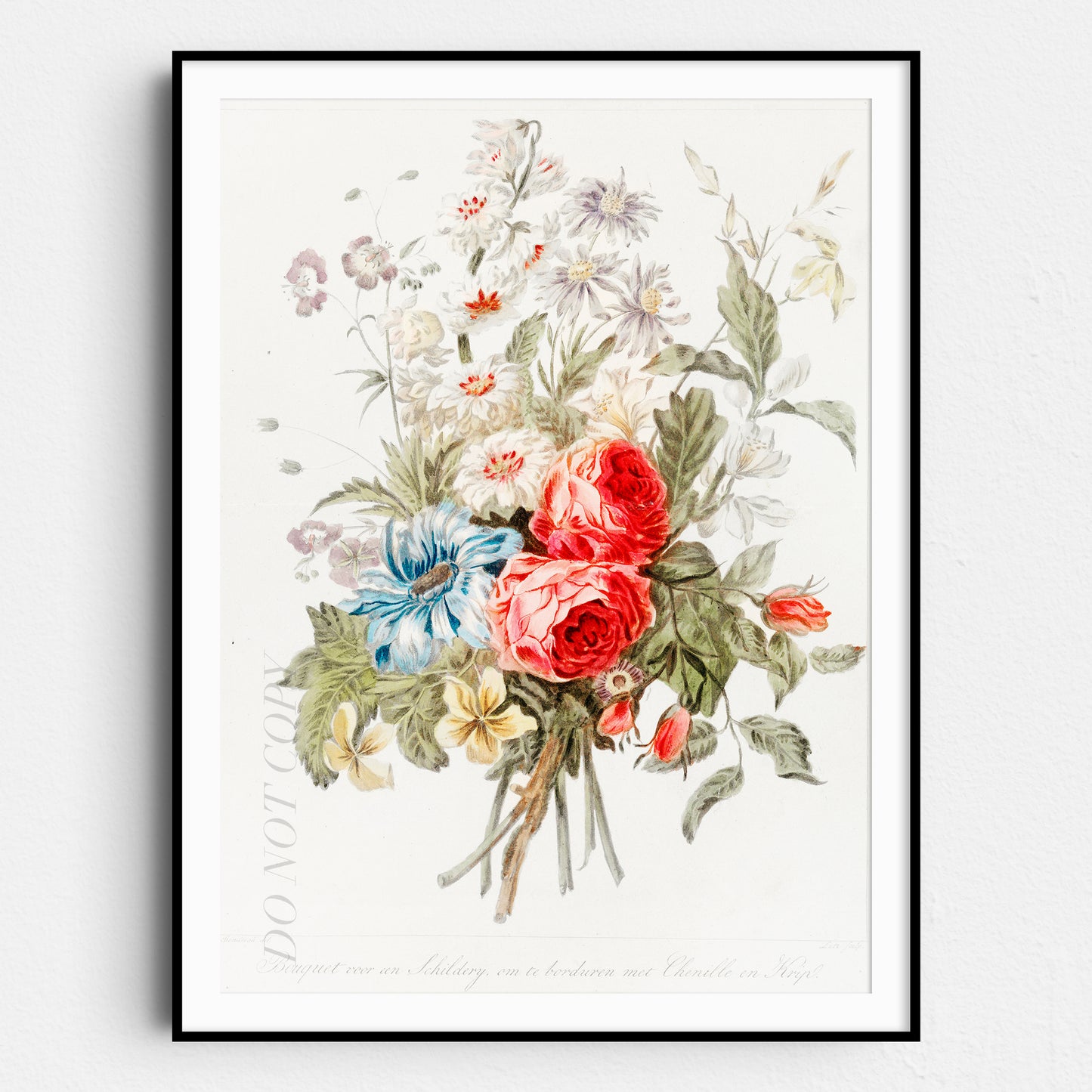 Vintage Flowers Illustration