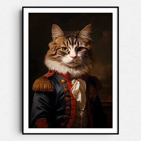 Cat Aristocrat Portrait