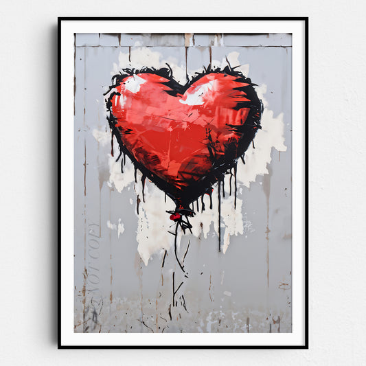 Heart Balloon Banksy