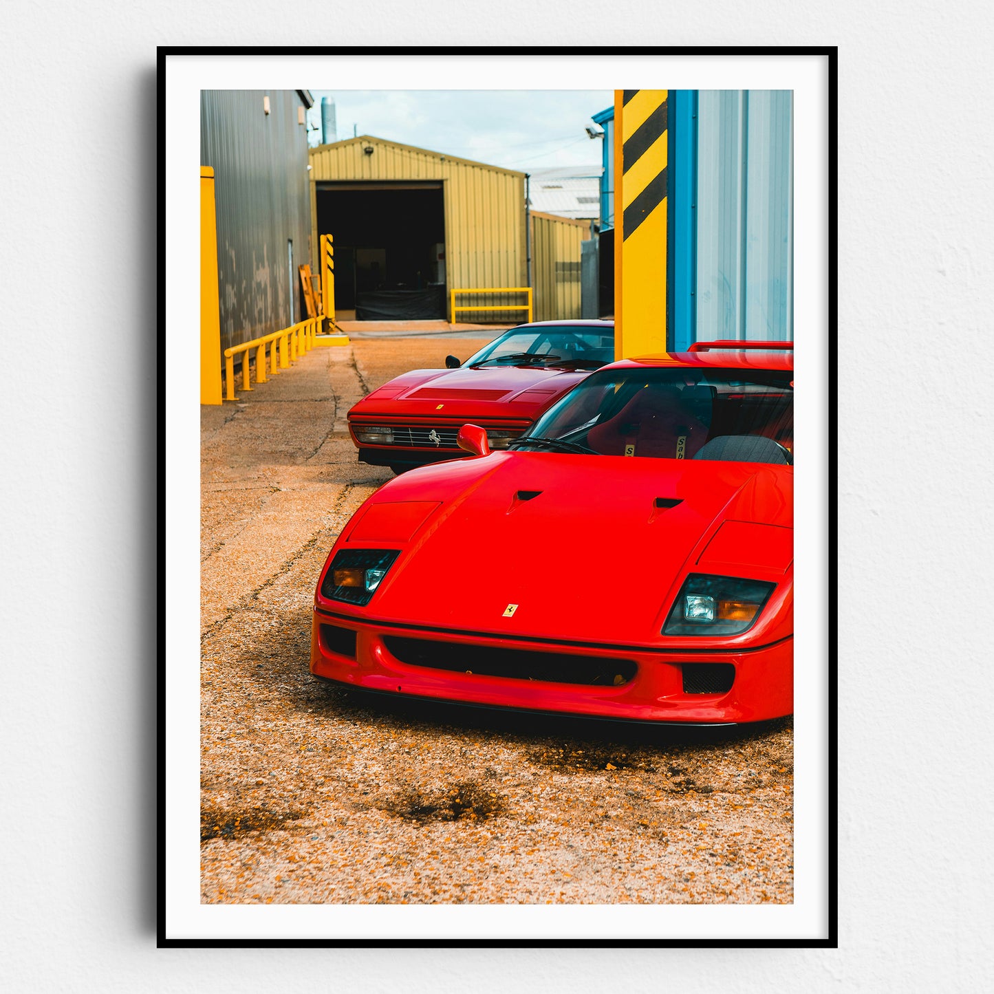 Vintage Red Ferraris