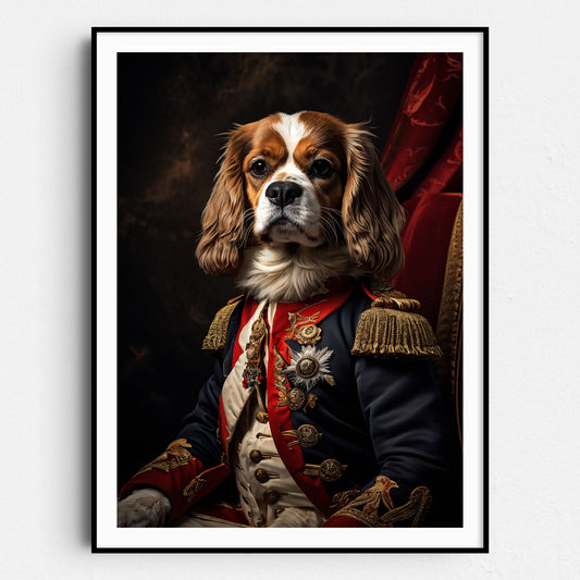 Cavalier King Charles Spaniel Aristocrat Portrait