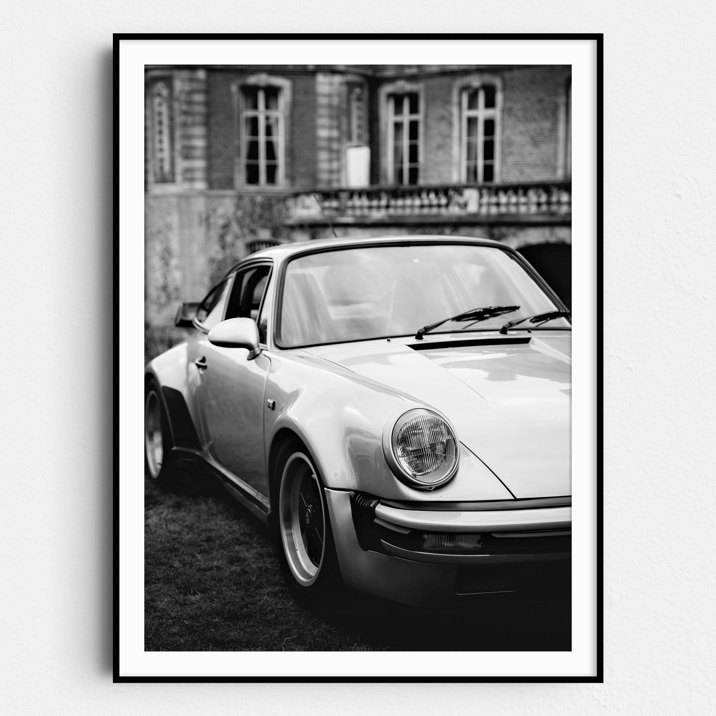 Vintage Silver Porsche 911