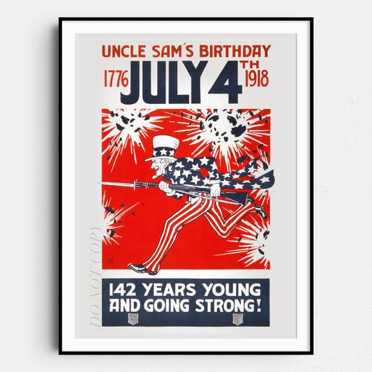 Uncle Sam's Birthday July, 4th (1918)