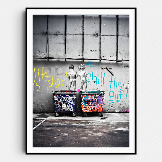 Life Is Short - Chill The Duck Out! Banksy