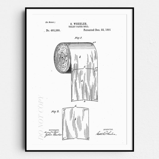 Toilet Paper Blueprint Patent