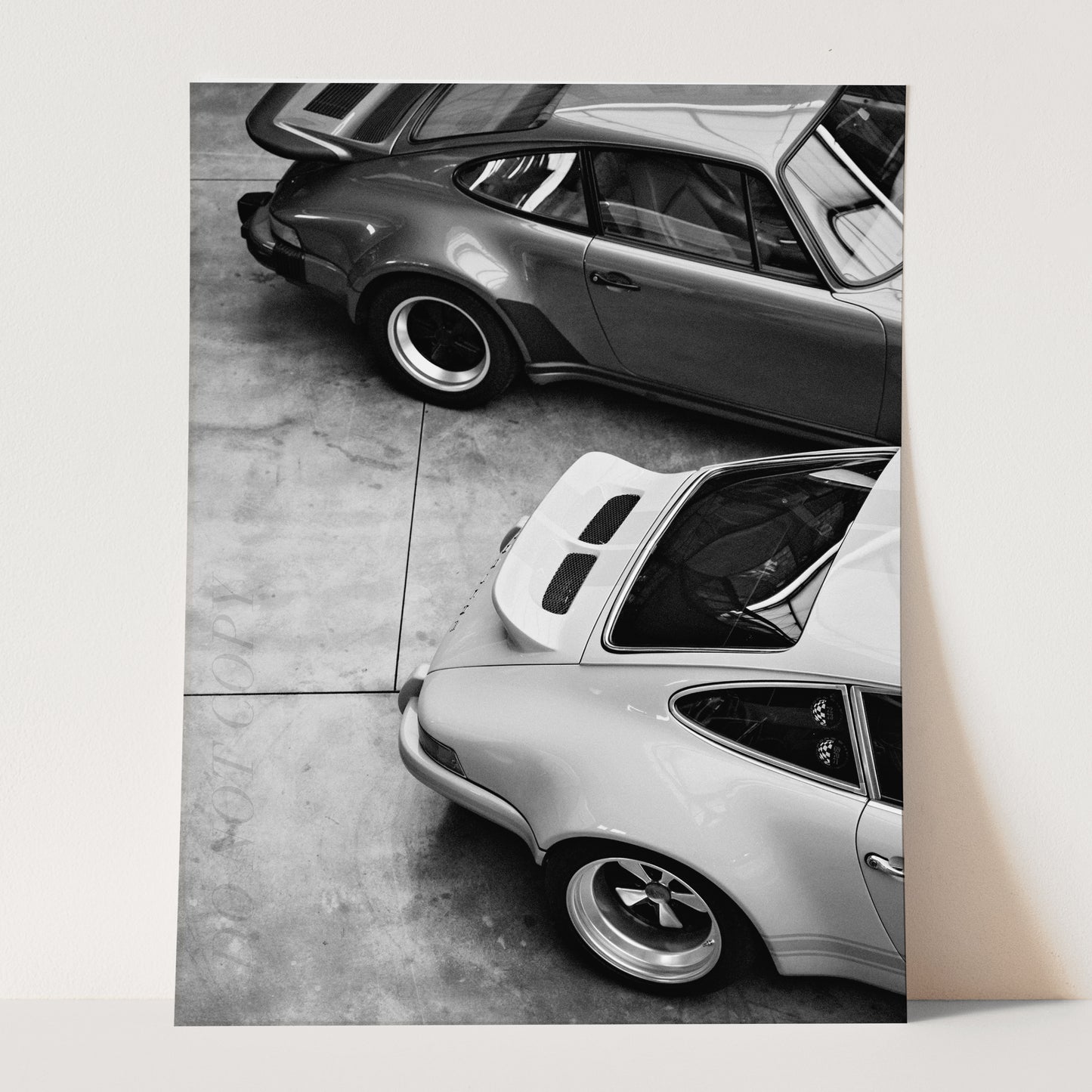 Vintage Porsche 911 Rear View