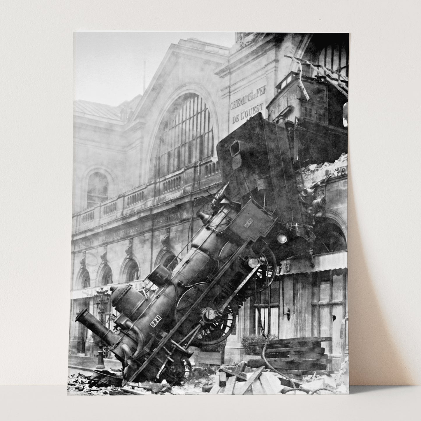 Train Wreck at Montparnasse 1895