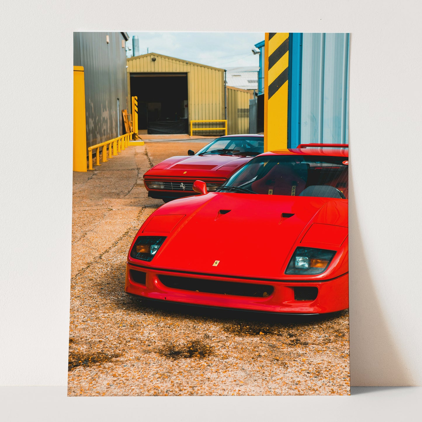 Vintage Red Ferraris