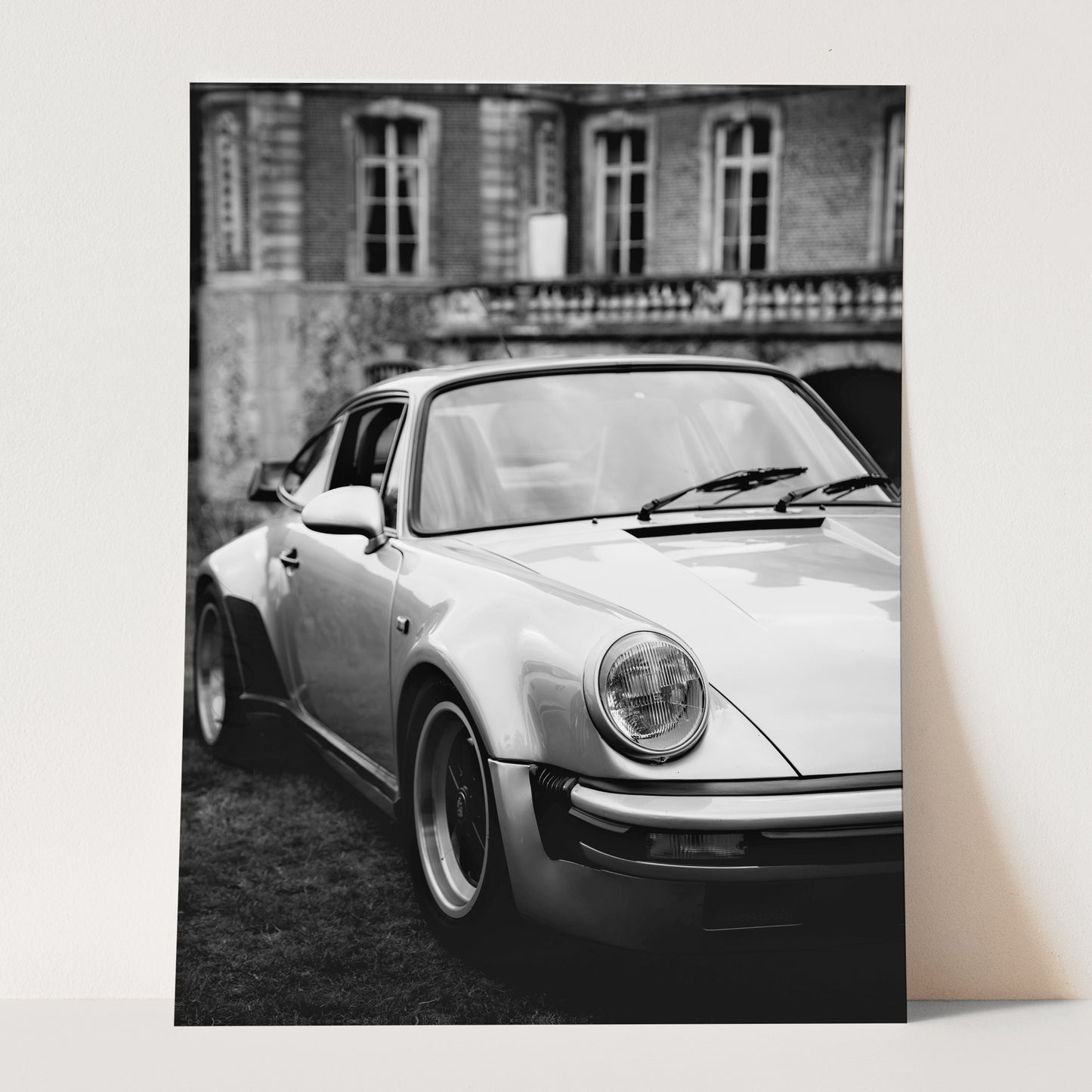 Vintage Silver Porsche 911