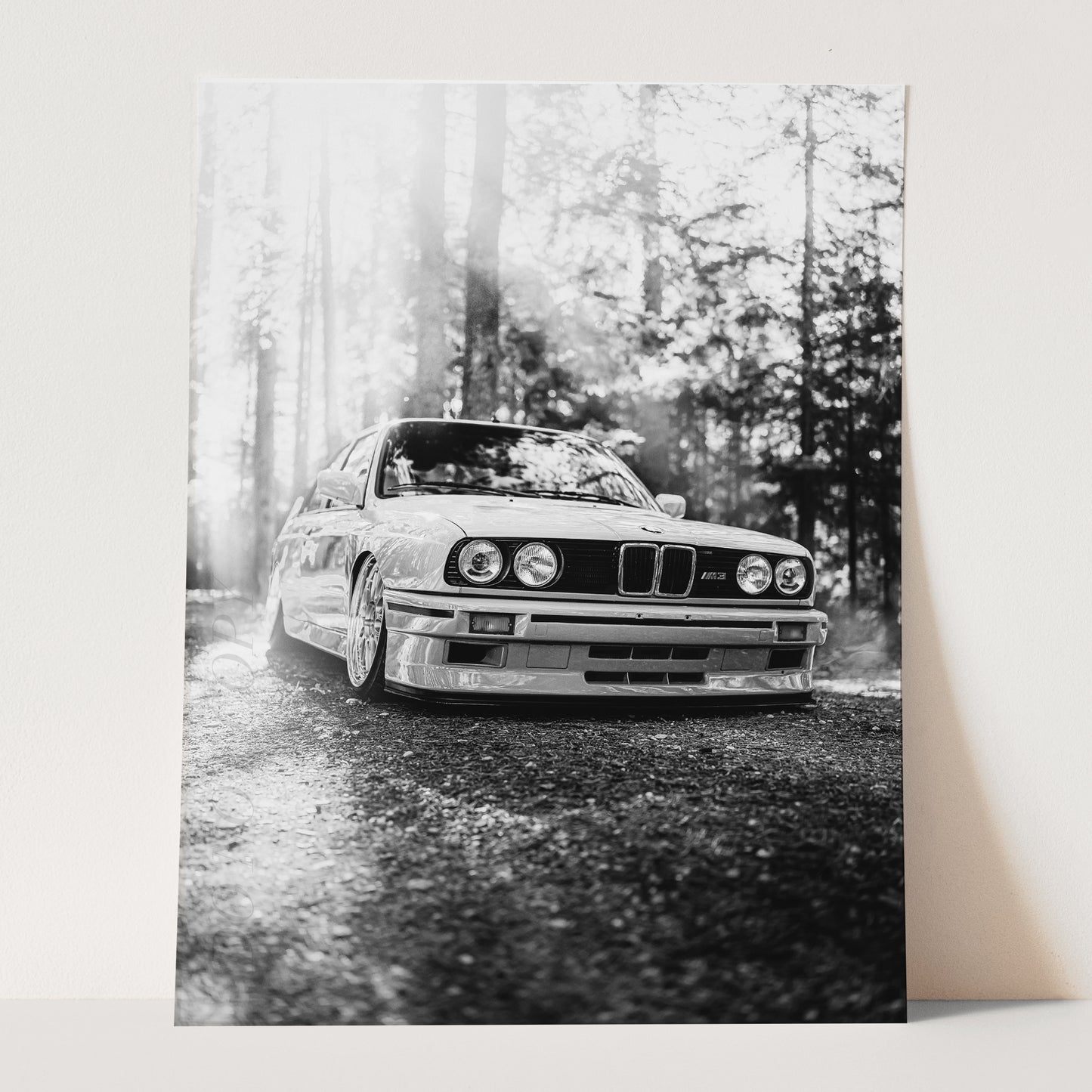 Vintage BMW in Black & White