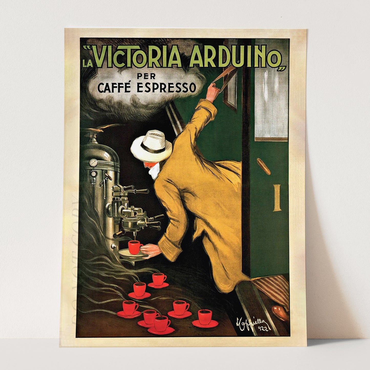 Victoria Arduino Vintage Cafe Poster