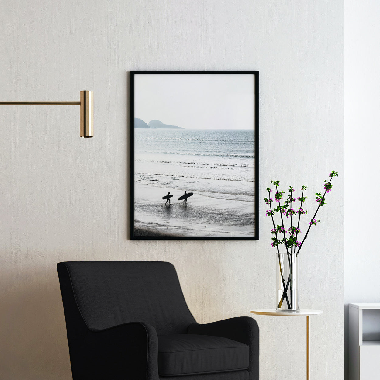 Surfers at the Beach