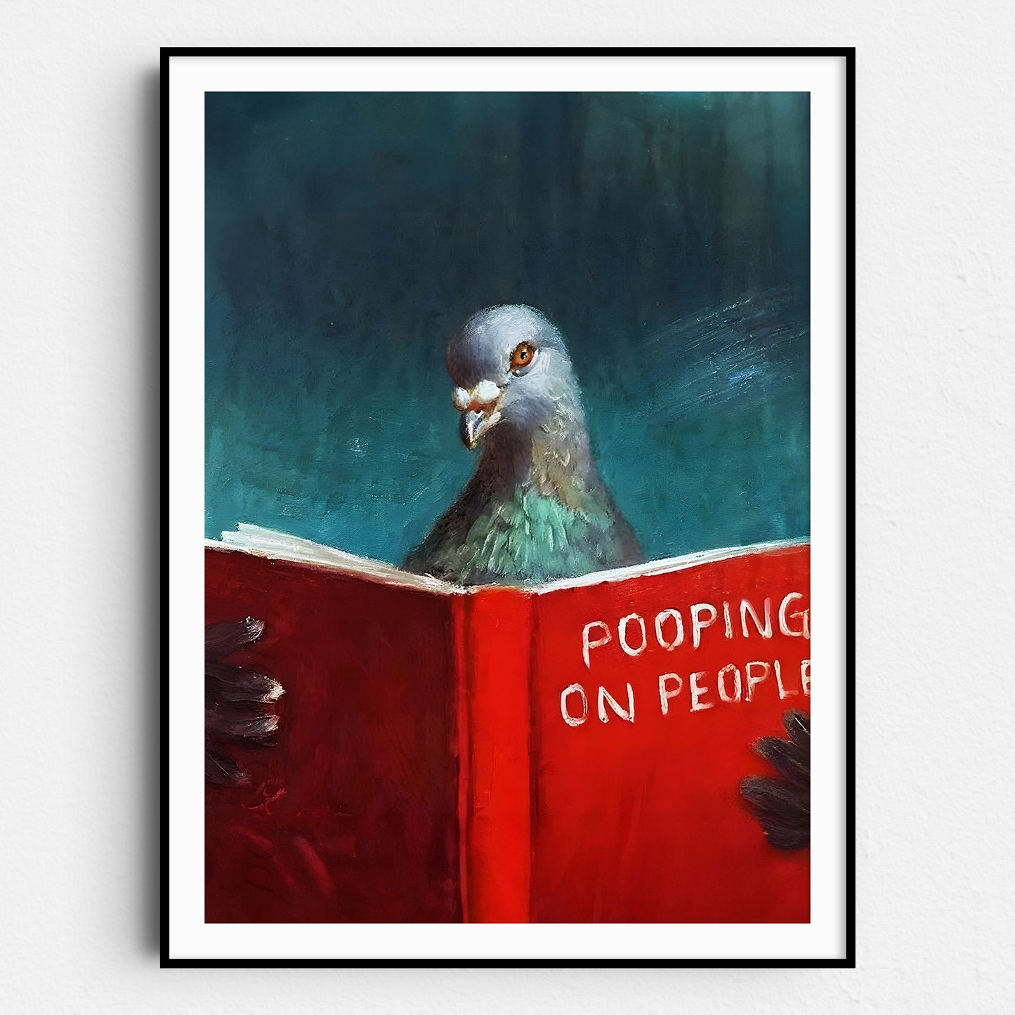 Pigeon Reading Pooping On People Book