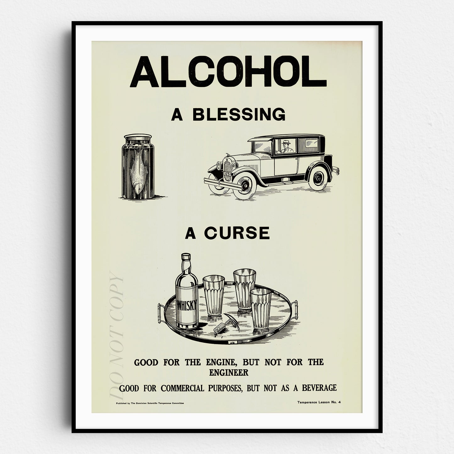 Temperance - Alcohol, A Blessing And A Curse
