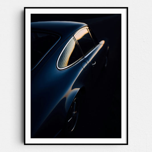 Side of Old Porsche