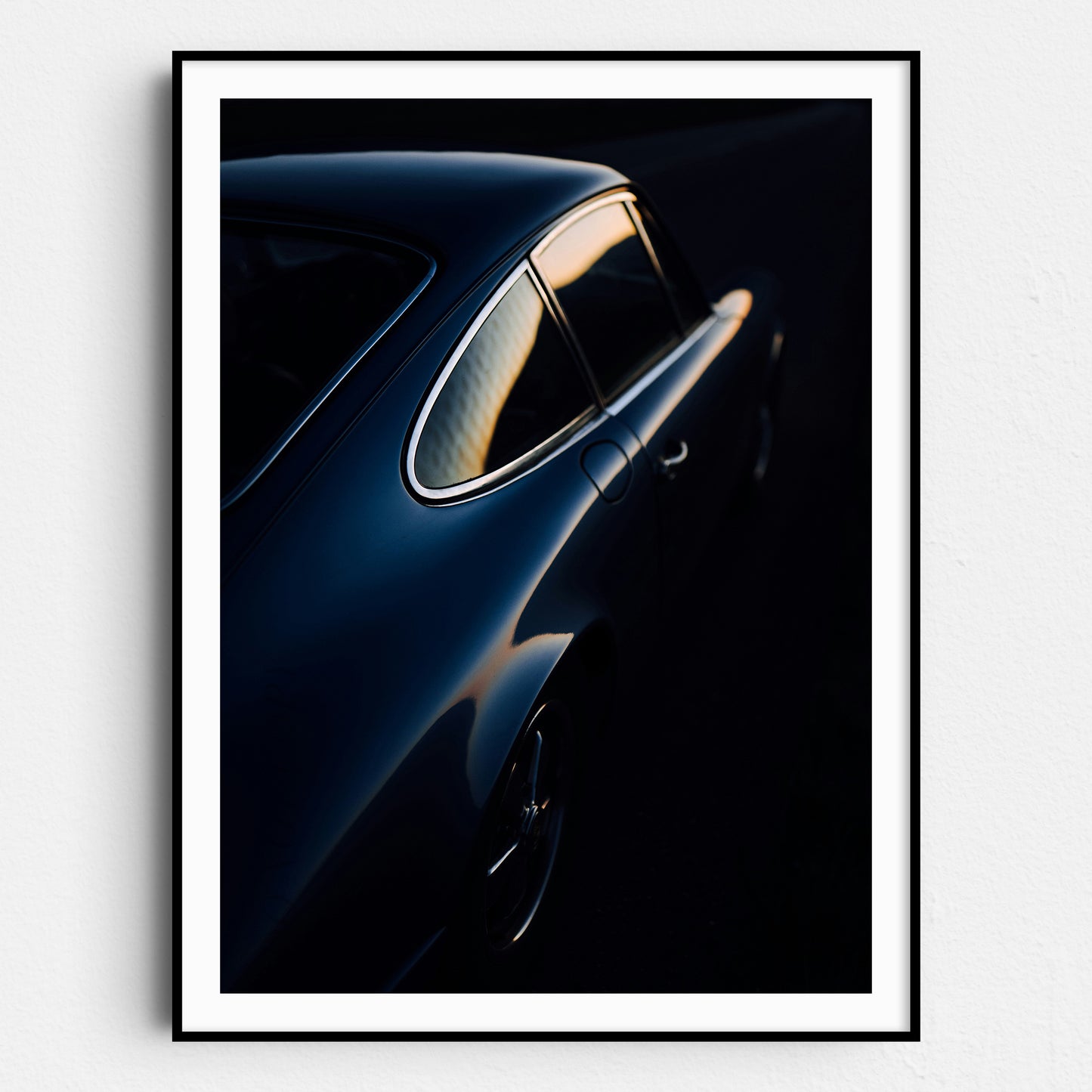 Side of Old Porsche