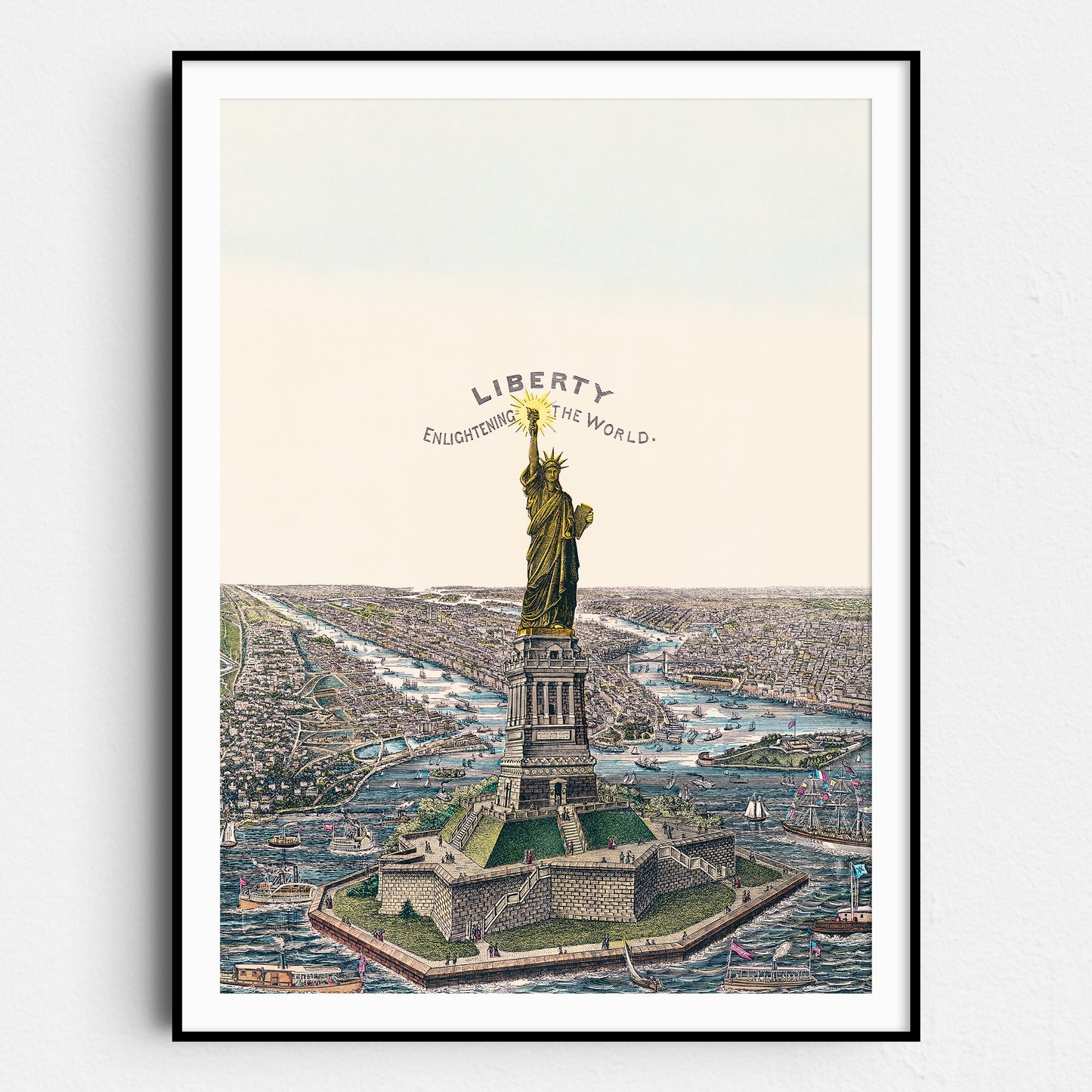 The Great Bartholdi Statue - Liberty Enlightening the World