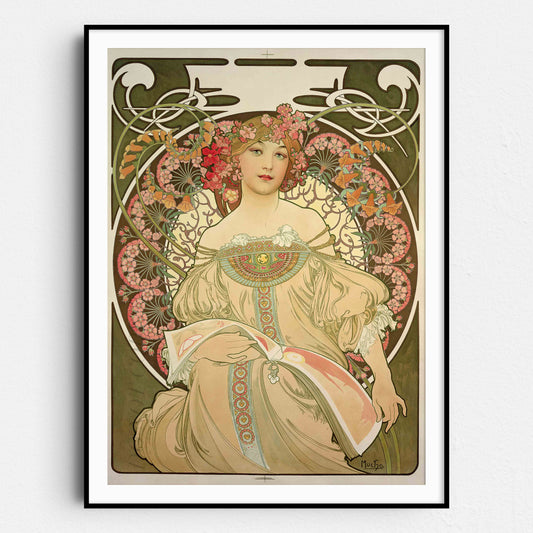 Reverie (1897) by Alphonse Mucha