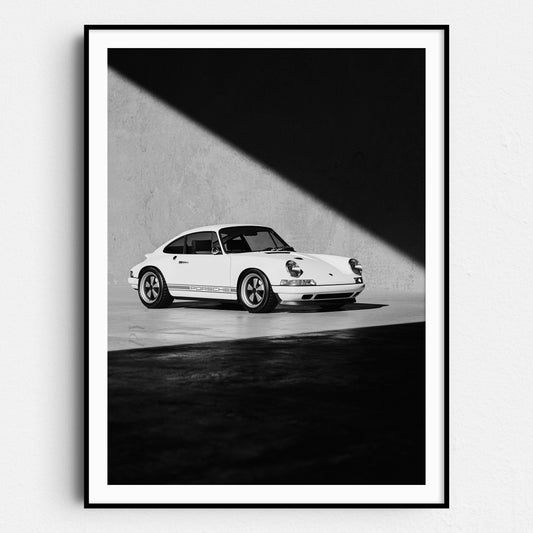 Porsche 911 Shadows Black & White