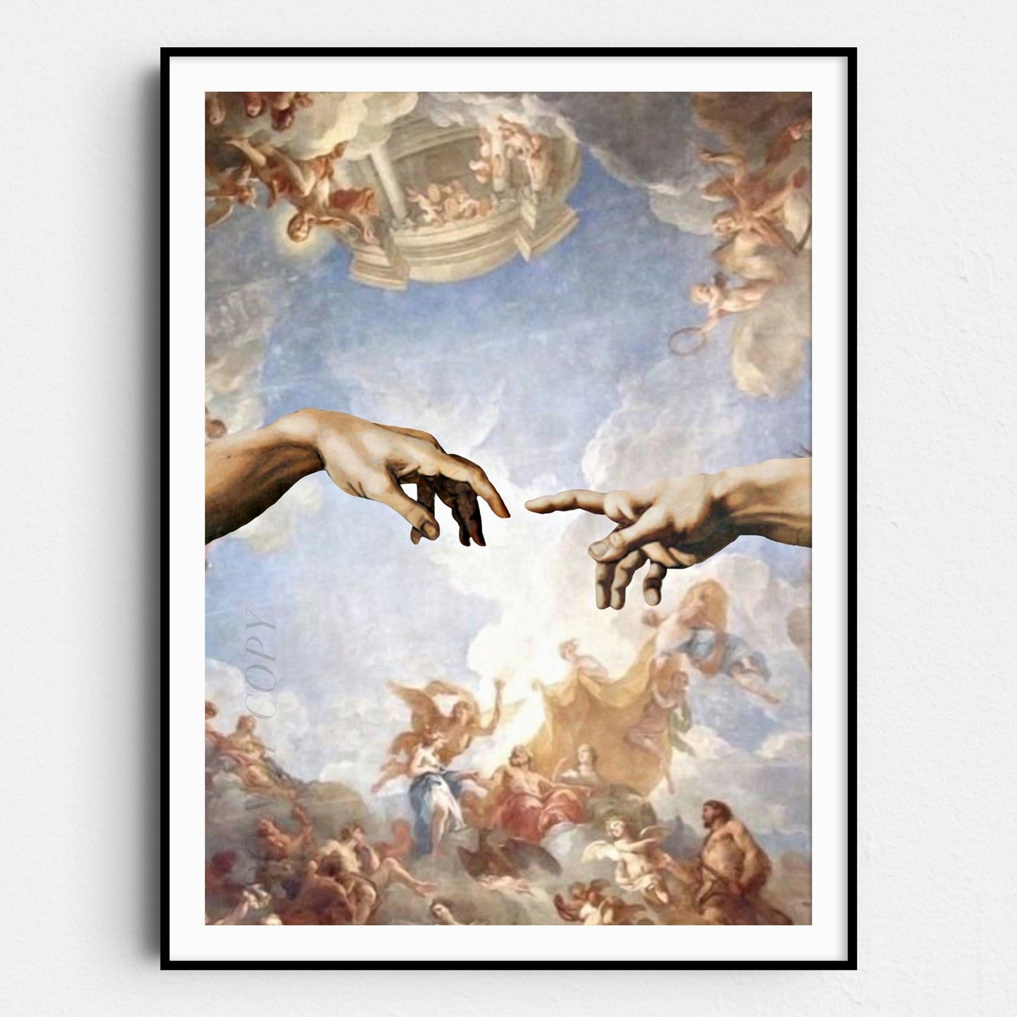 The Hands of God and Adam