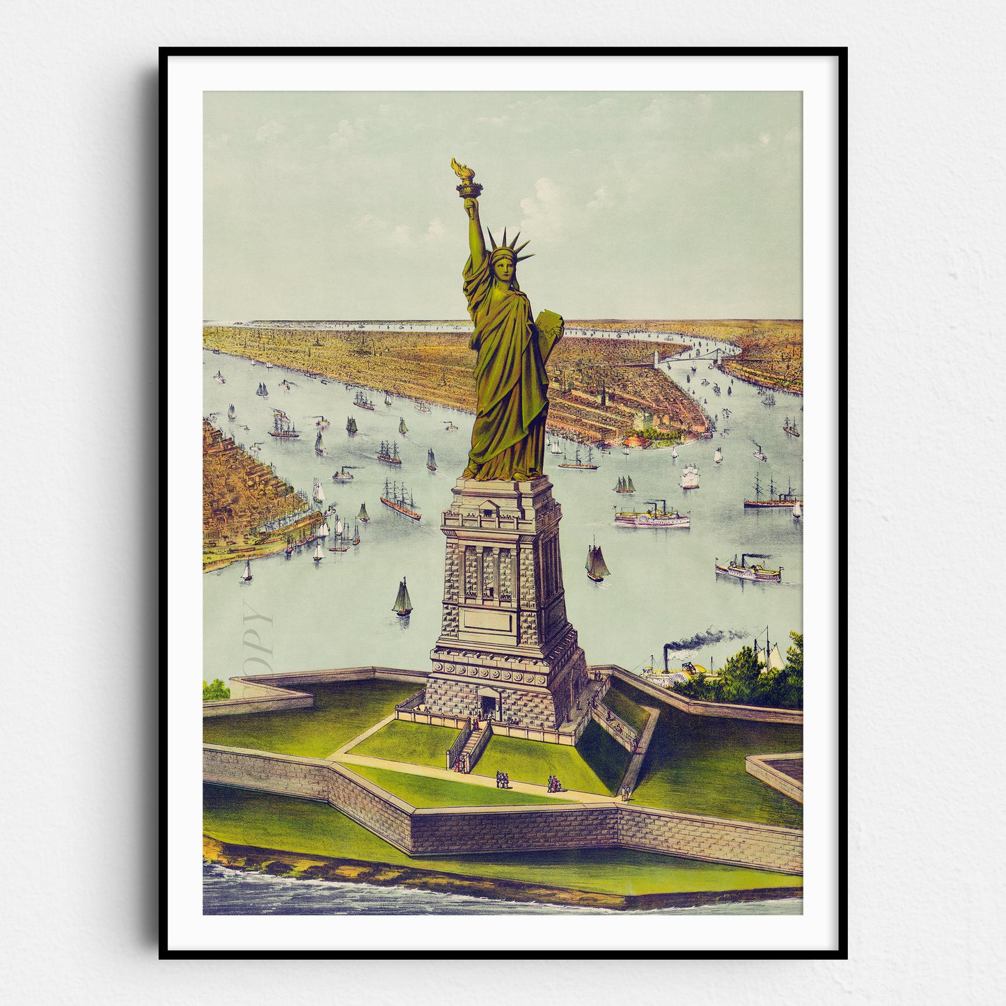 The Great Bartholdi Statue - Liberty Enlightening the World
