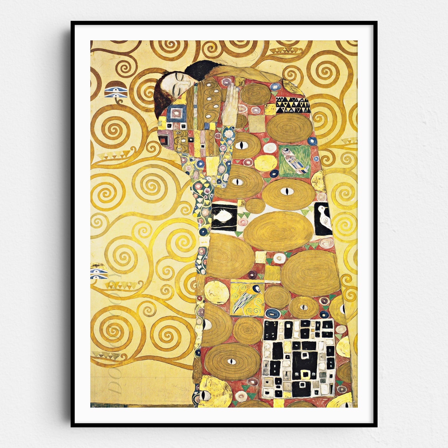 The Embrace by Gustav Klimt