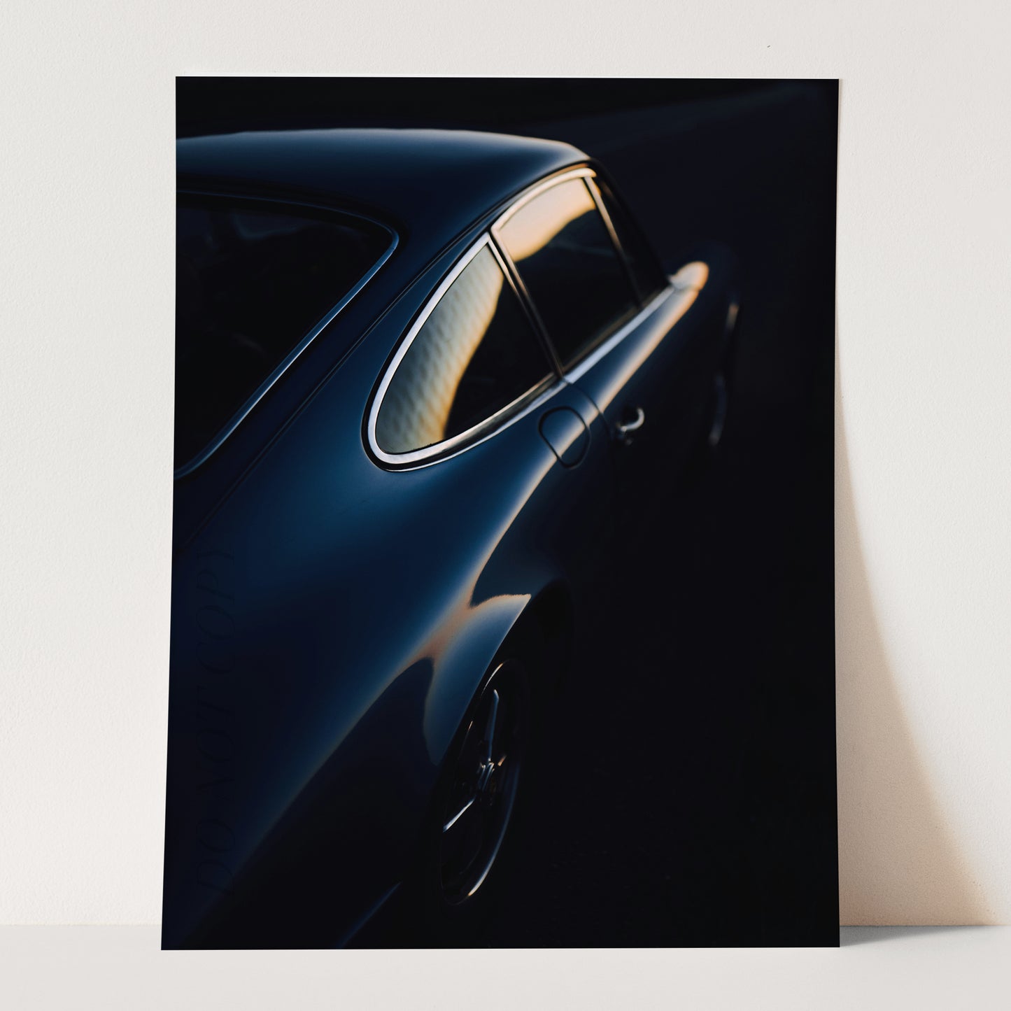 Side of Old Porsche