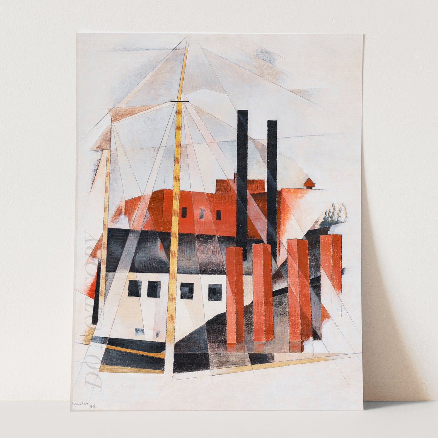 Piano Mover's Holiday (1919) by Charles Demuth