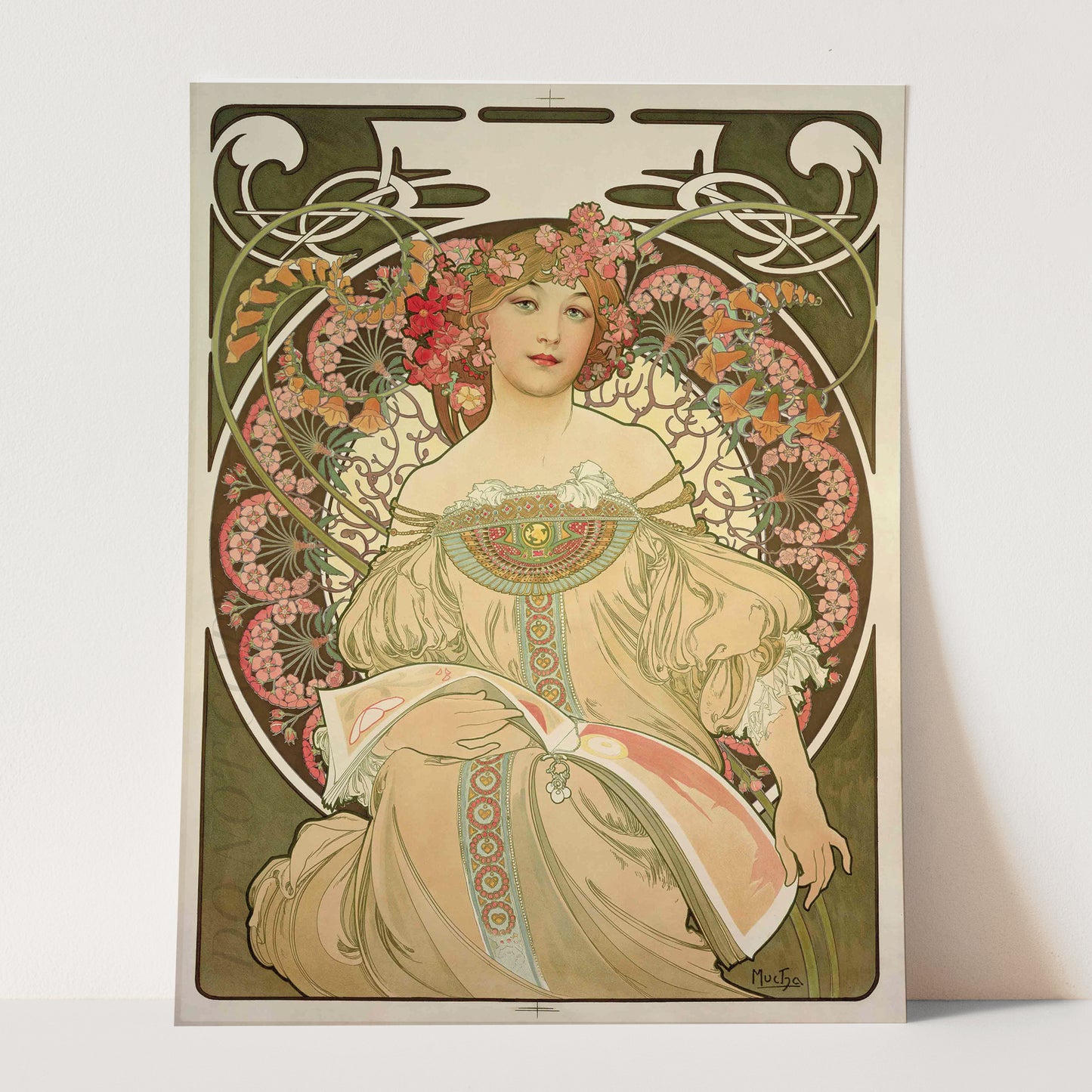 Reverie (1897) by Alphonse Mucha