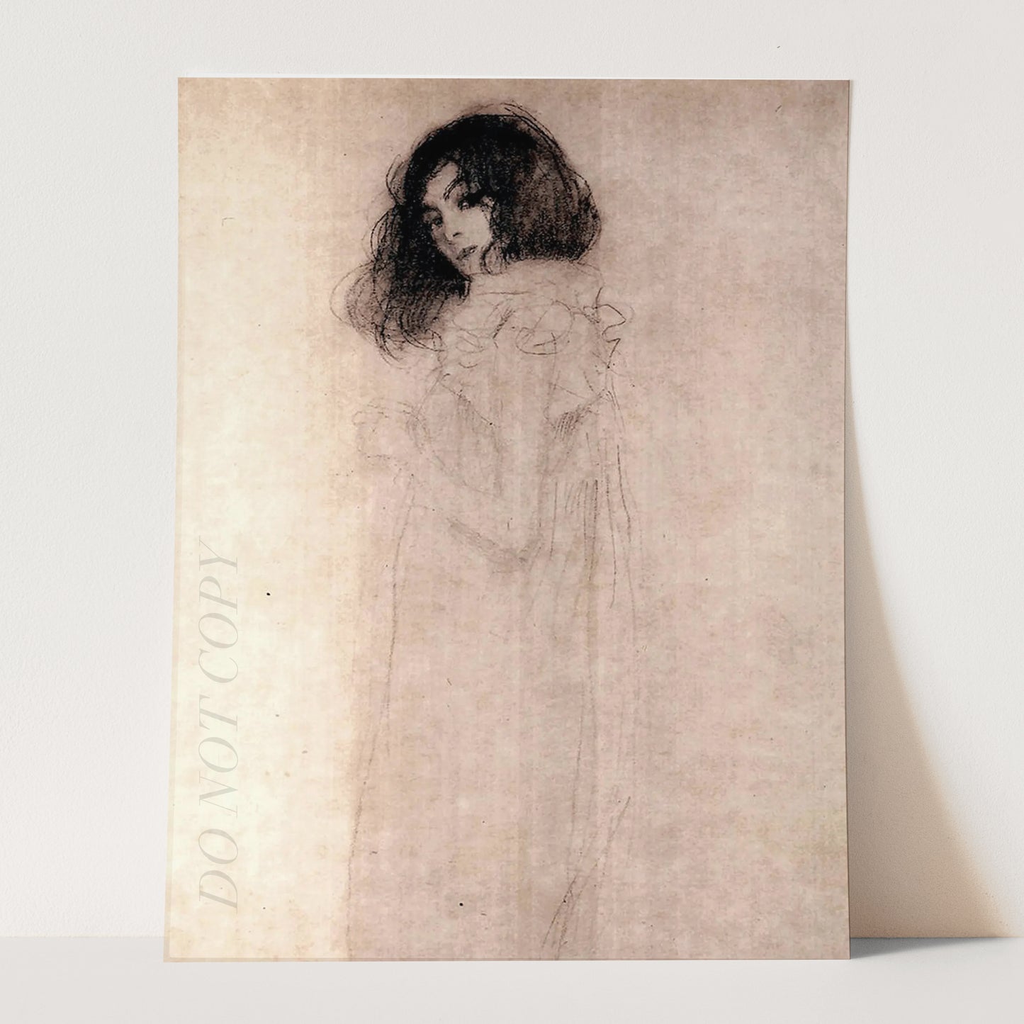 Portrait of a Young Woman by Gustav Klimt