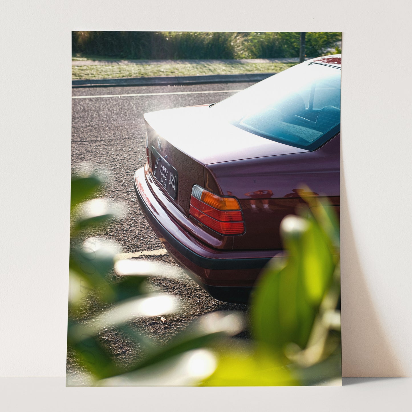 Purple BMW Bumper