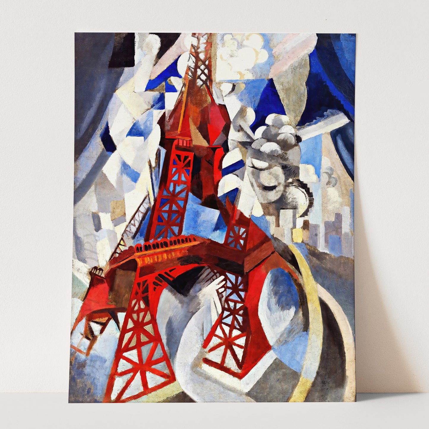 Red Eiffel Tower (1911) by Robert Delaunay