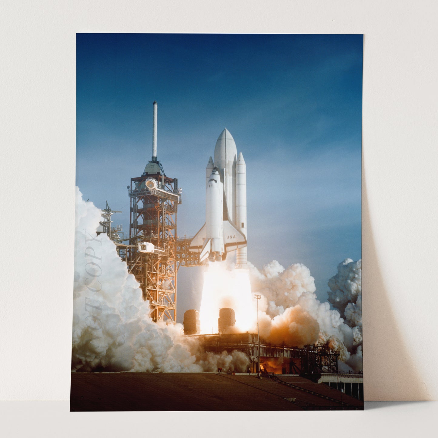 Space Shuttle Columbia Lifts Off 1981