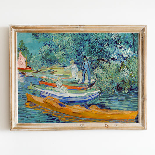 Bank of the Oise at Auvers (1890) by Van Gogh