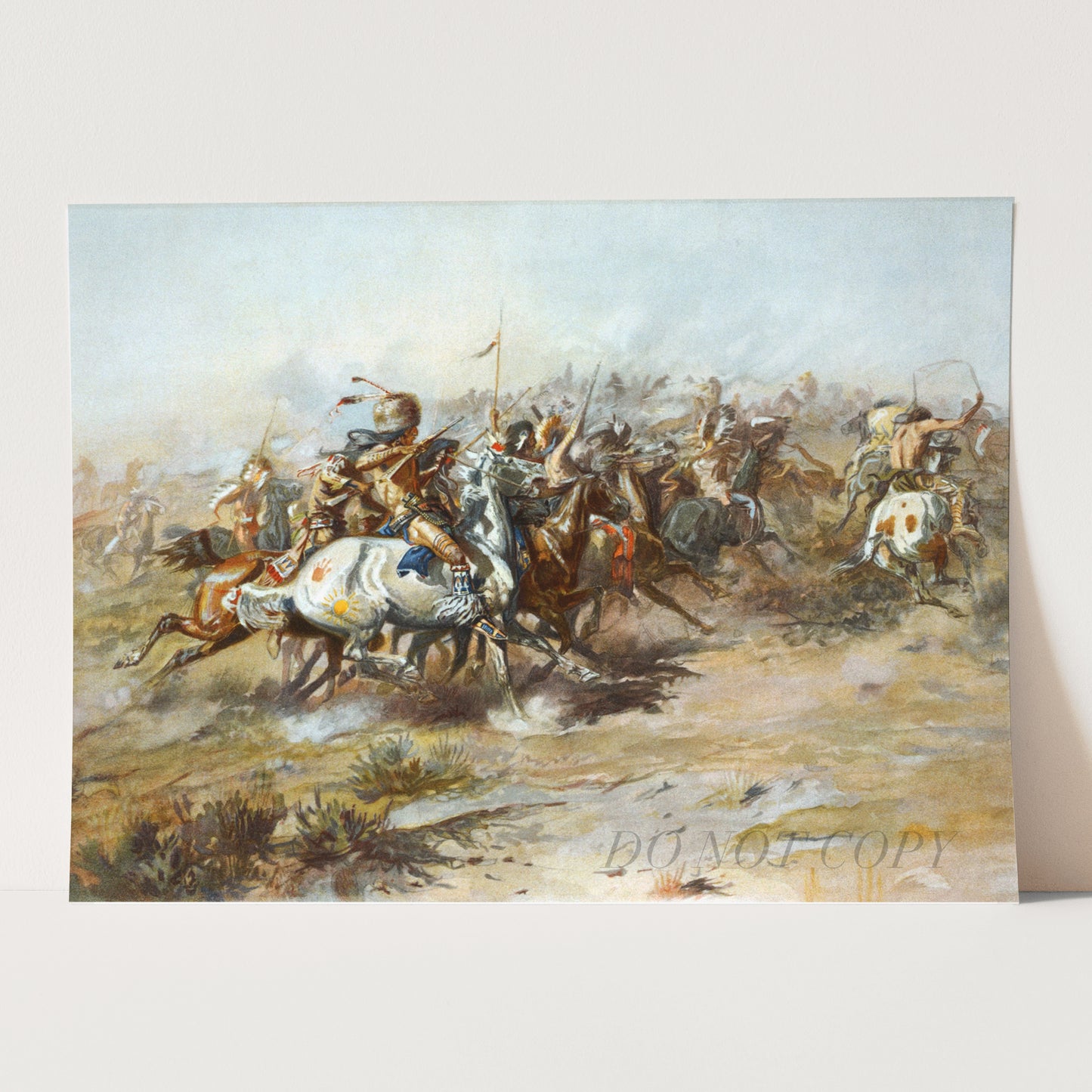 Battle of the Little Bighorn (1876) by Charles Marion Russell