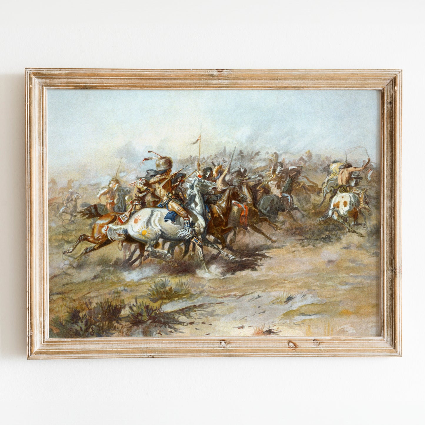 Battle of the Little Bighorn (1876) by Charles Marion Russell