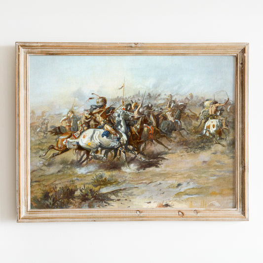 Battle of the Little Bighorn (1876) by Charles Marion Russell