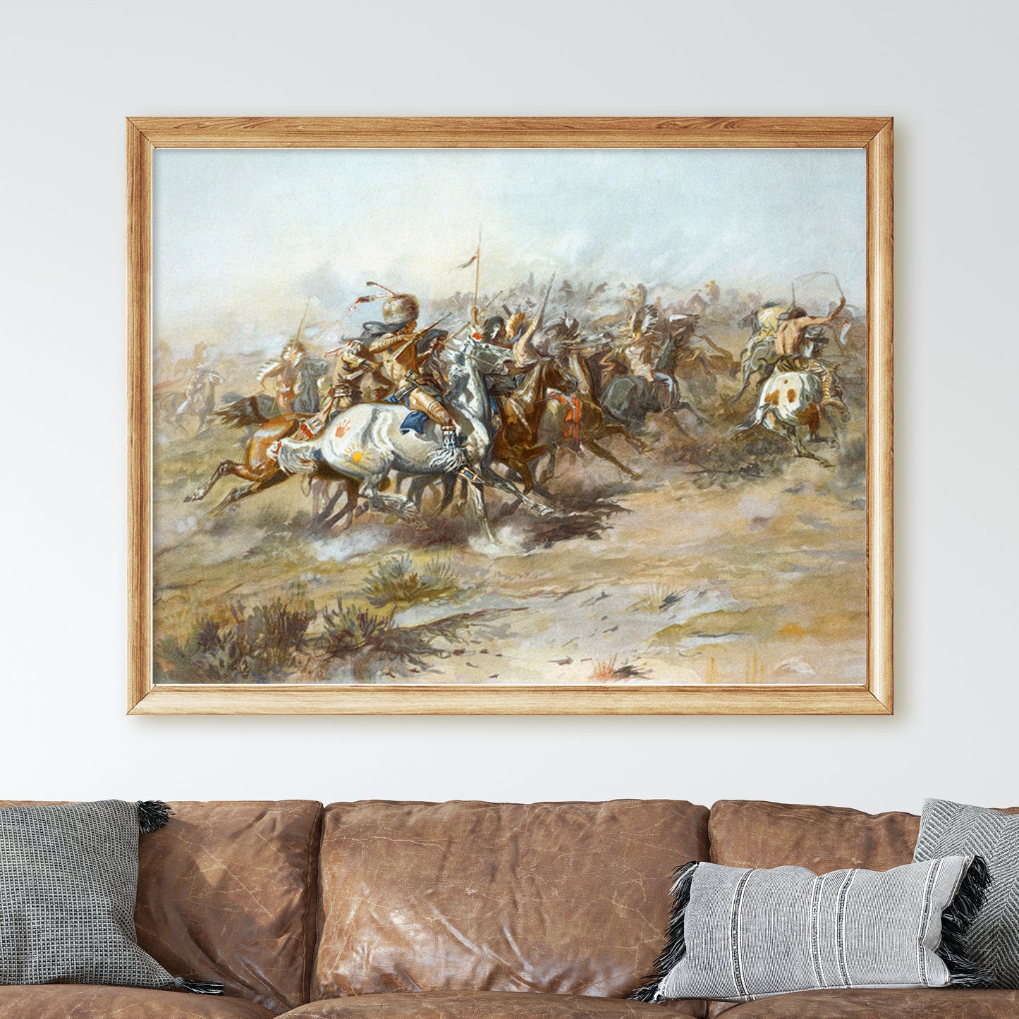 Battle of the Little Bighorn (1876) by Charles Marion Russell