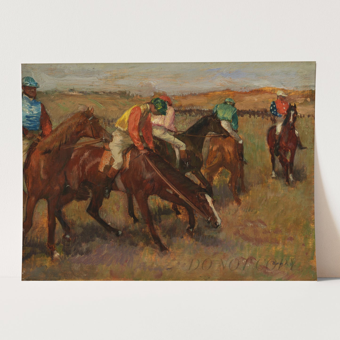 Before the Race (1882) by Edgar Degas