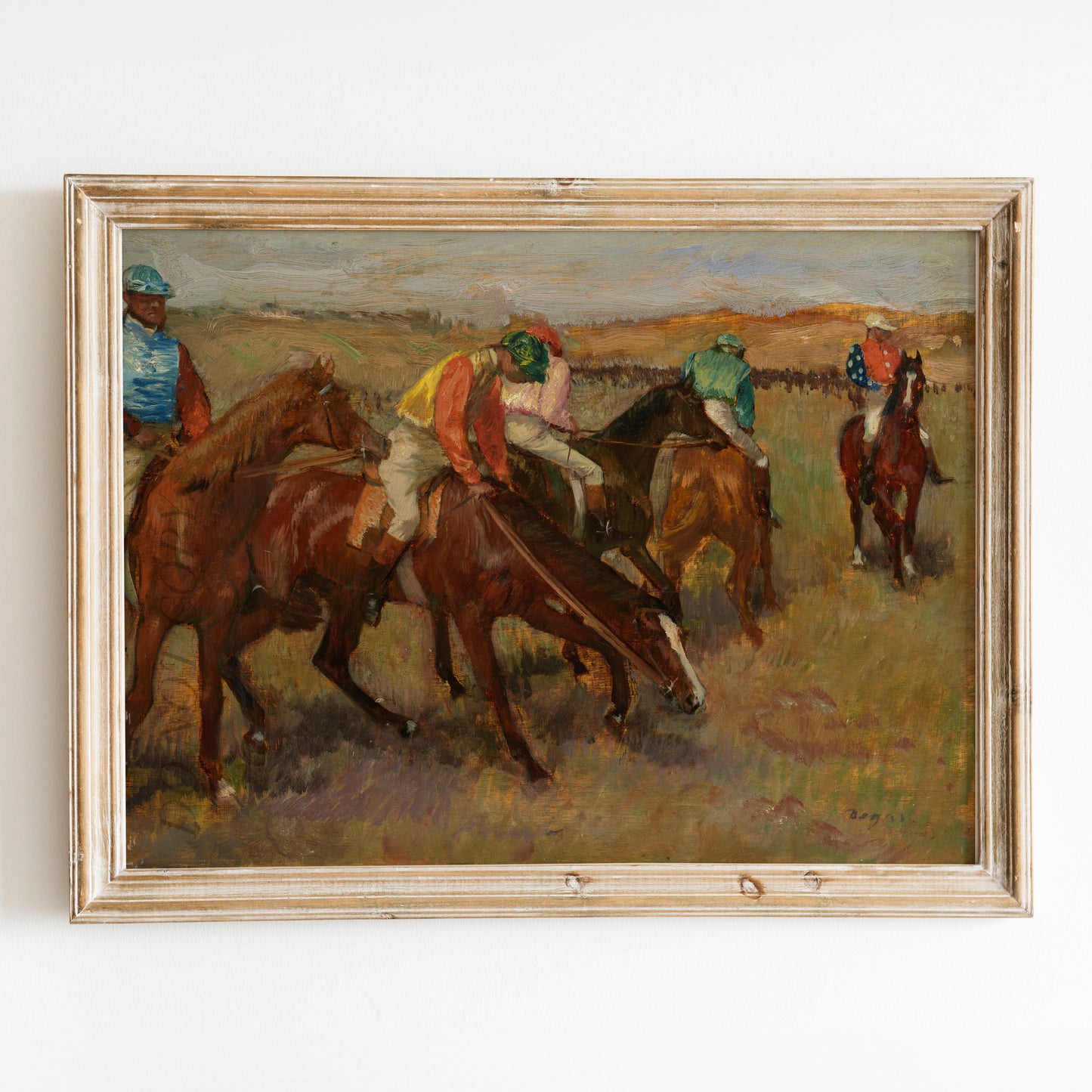Before the Race (1882) by Edgar Degas