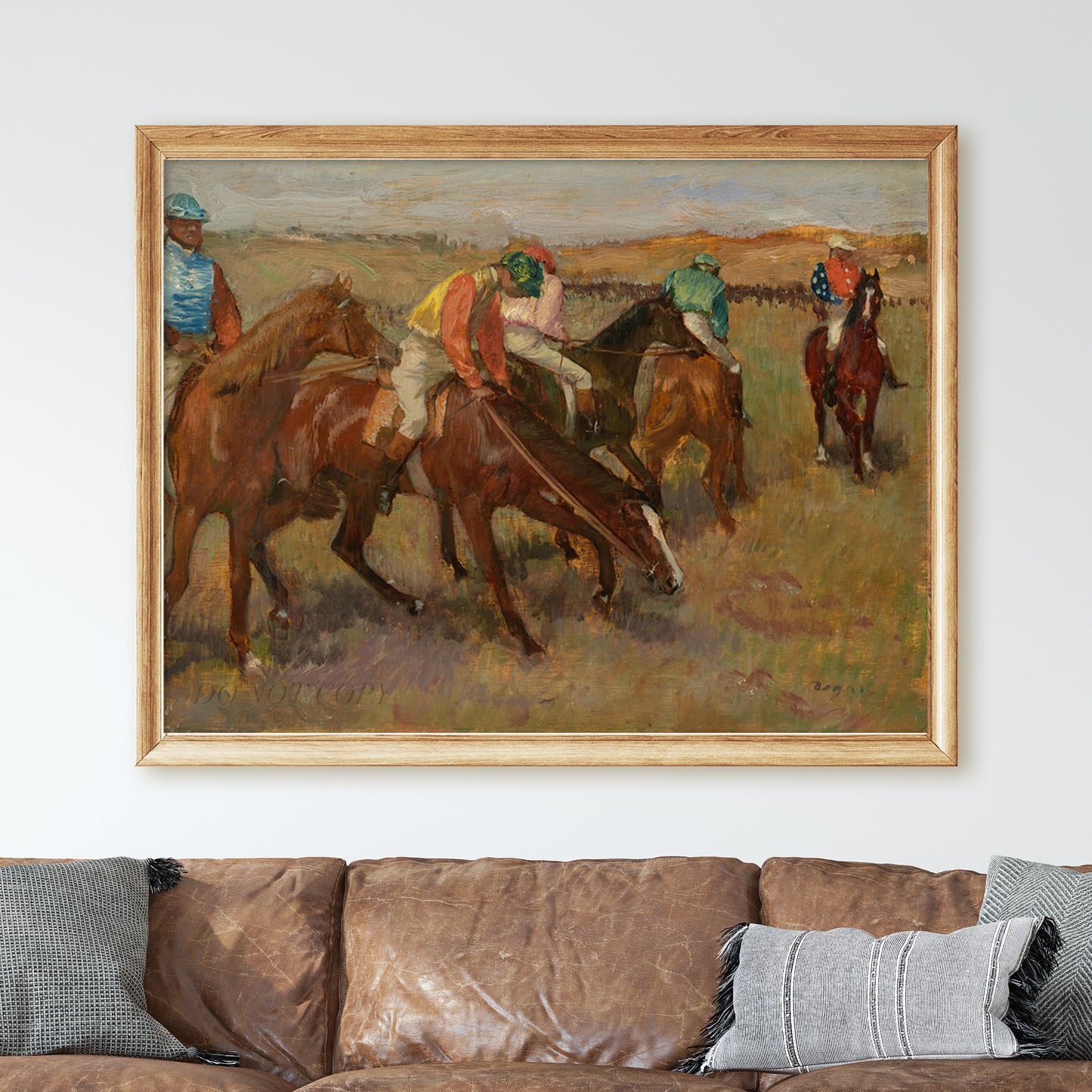 Before the Race (1882) by Edgar Degas