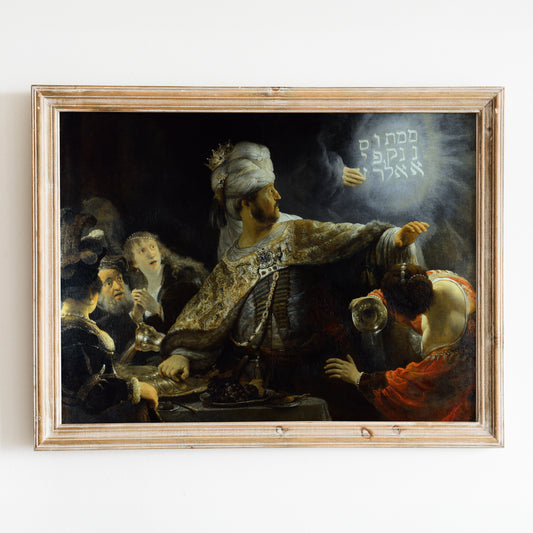 Belshazzar's Feast by Rembrandt