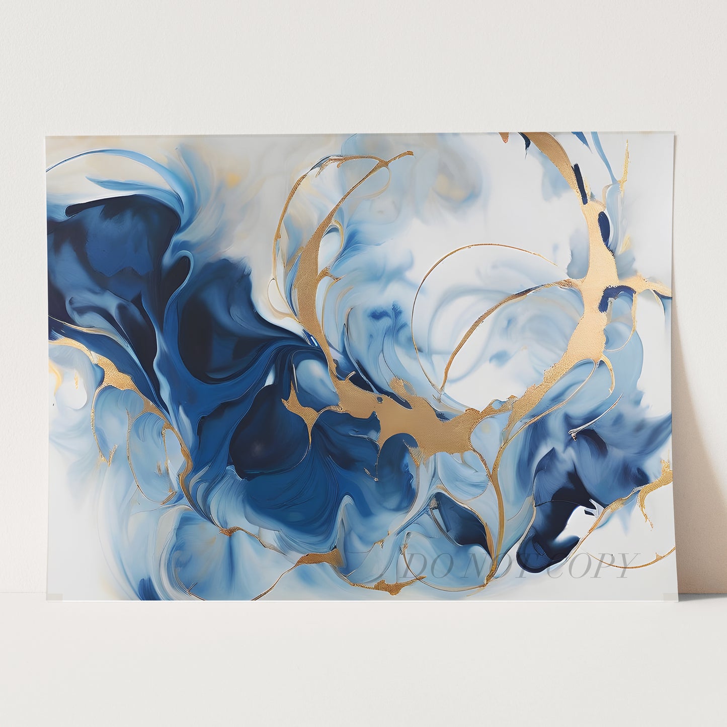 Blue & Gold Mirage