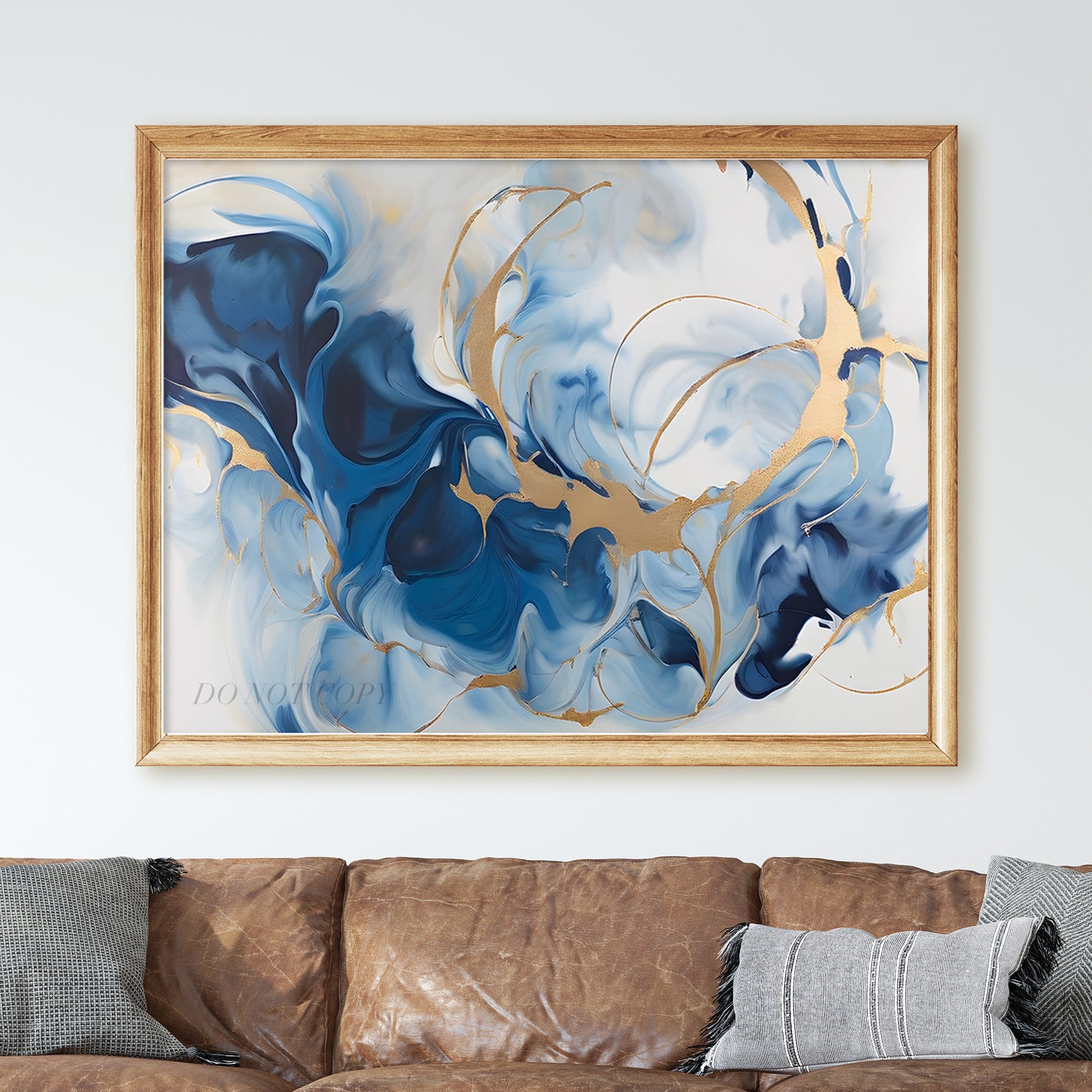 Blue & Gold Mirage