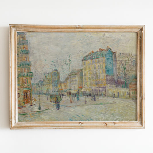 Boulevard de Clichy (1887) by Van Gogh