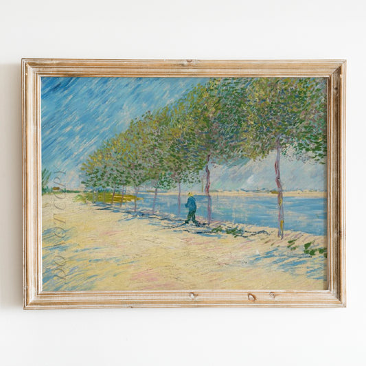 By the Seine (1887) by Van Gogh