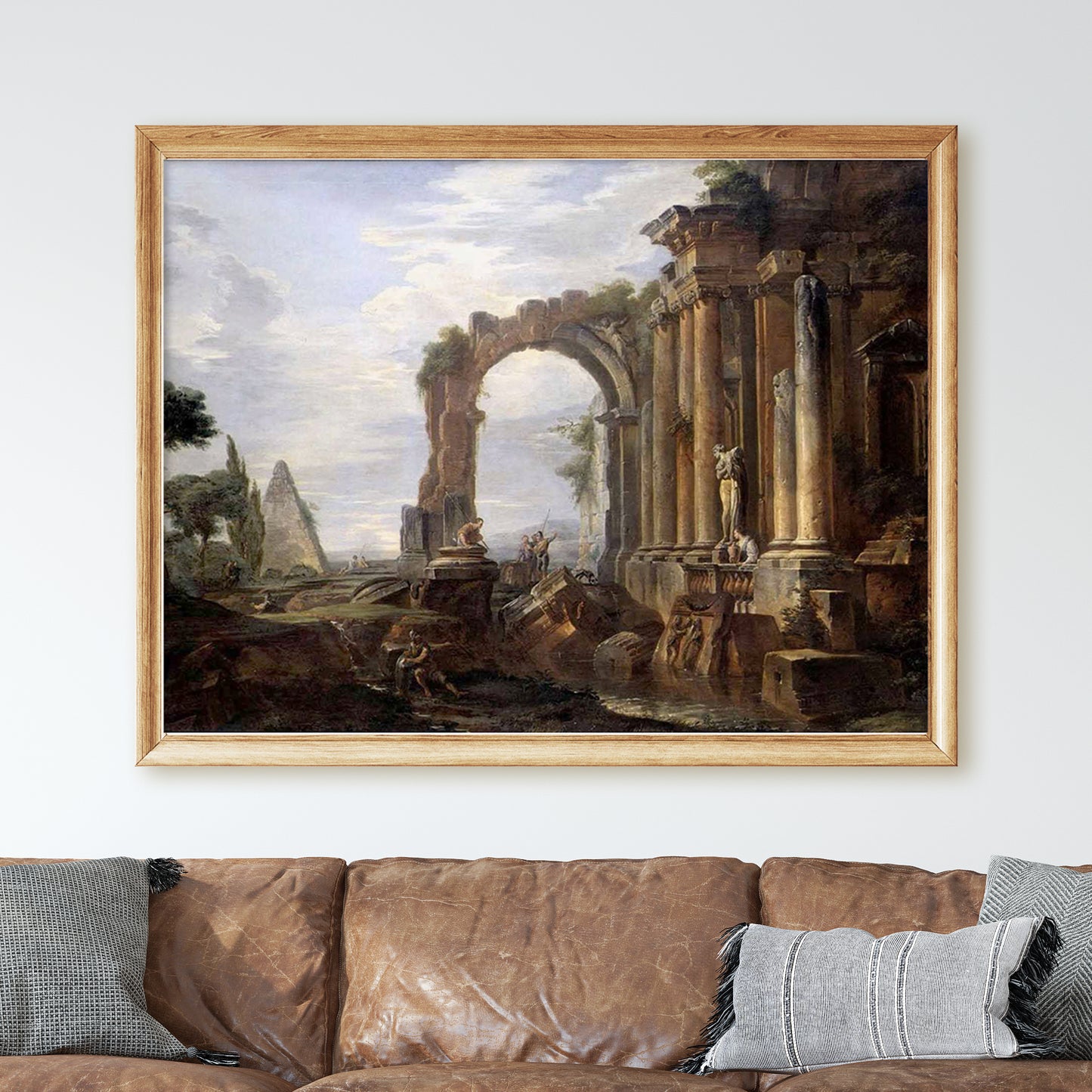 Capriccio of Classical Ruins by Giovanni Paolo Panini